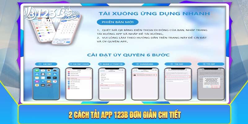 2 cách tải app 123B đơn giản chi tiết