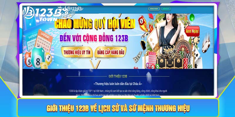 Giới thiệu 123B về lịch sử và sứ mệnh thương hiệu