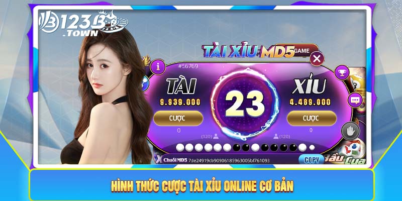 Hình thức cược tài xỉu online cơ bản 